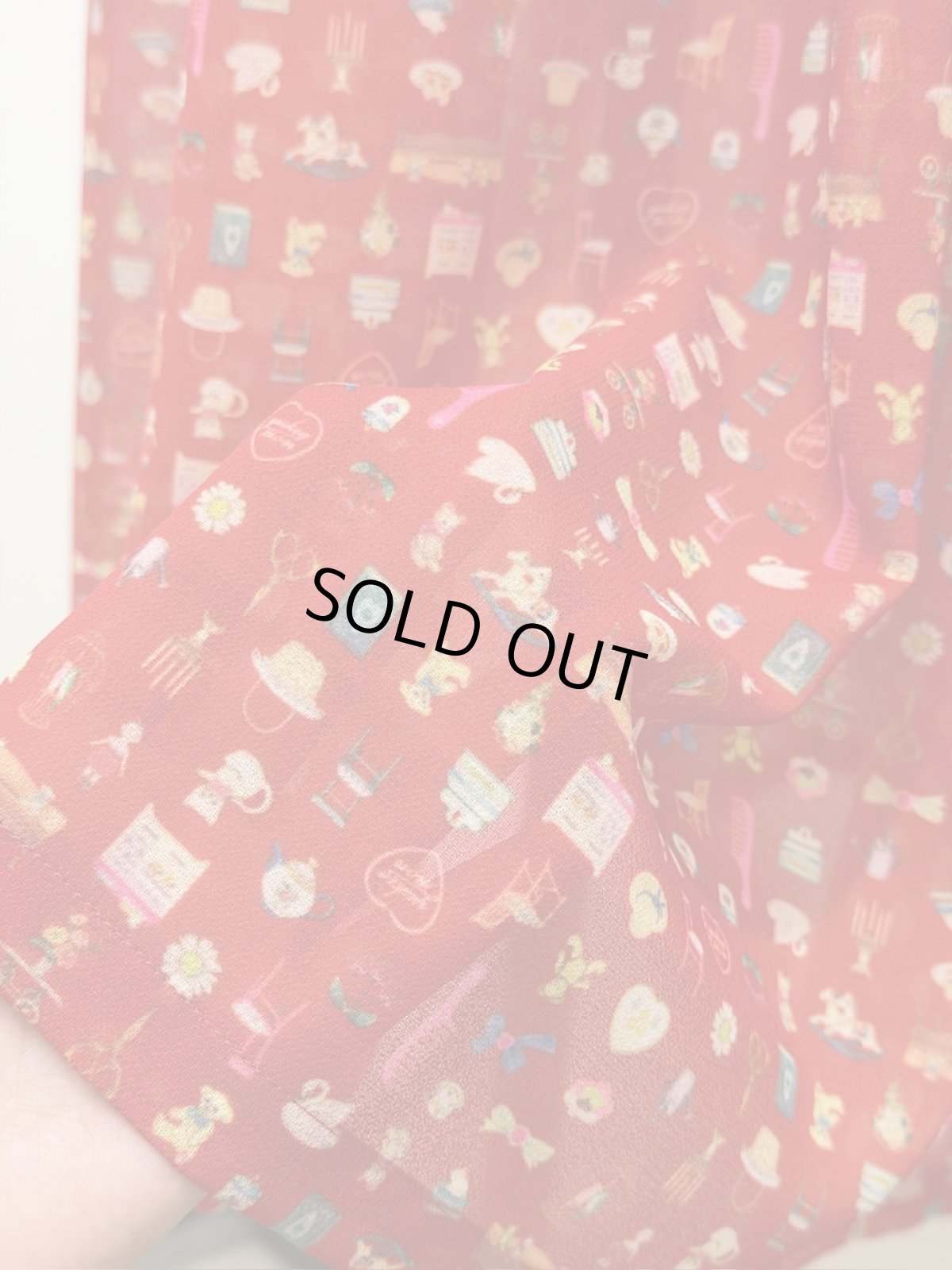 画像15: 【1月中旬〜1月下旬】テキスタイルシックワンピース(ジョーゼット)（M） 6110030 (15)