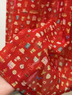 画像15: 【1月中旬〜1月下旬】テキスタイルシックワンピース(ジョーゼット)（M） 6110030 (15)