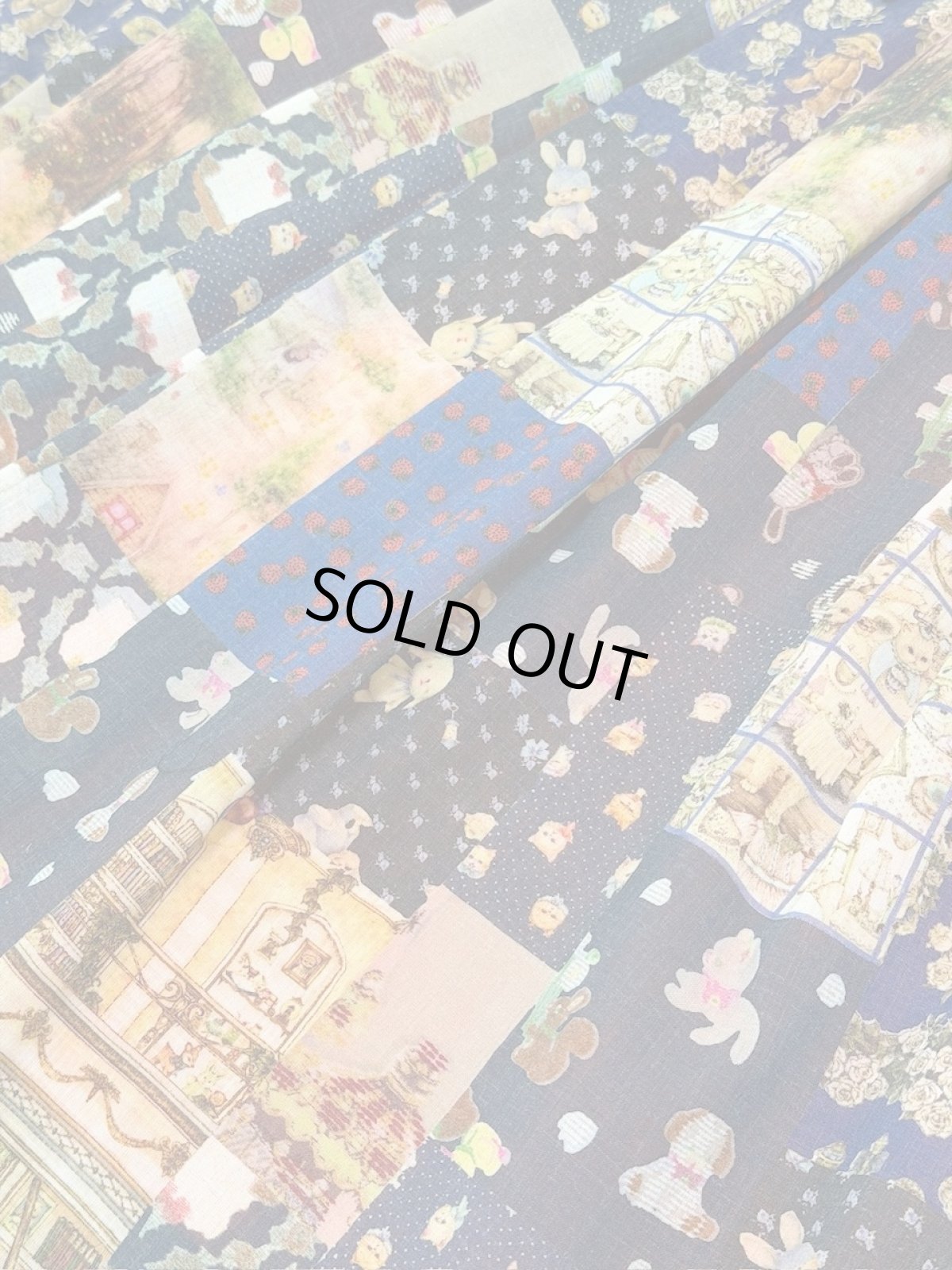 画像10: 【12月中旬〜12月下旬】テキスタイル丈長スカート（M）6160090 (10)