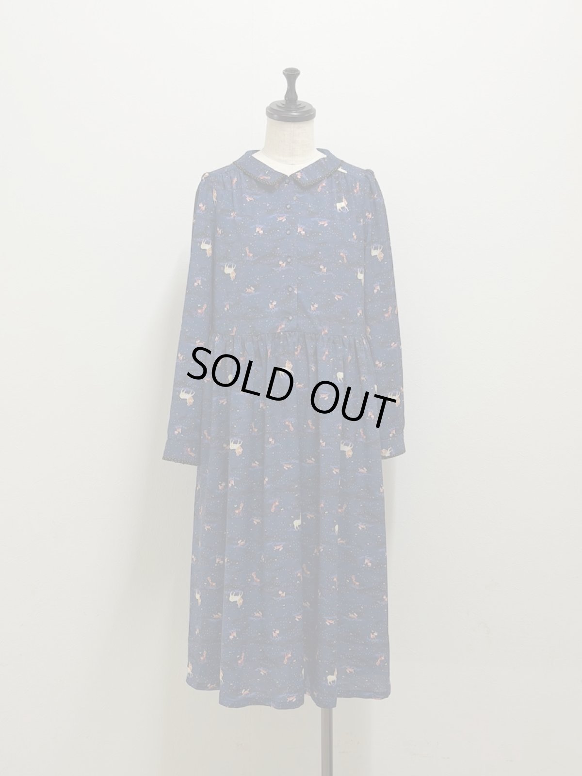 画像7: 【1月中旬〜1月下旬】テキスタイルシックワンピース(デシン)（3L） 6610020 (7)