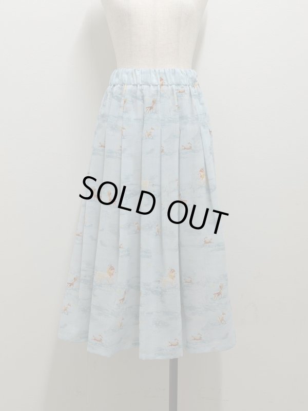 yukiemon（ユキエモン）テキスタイル丈長スカート（M）6160090 | 陽氣