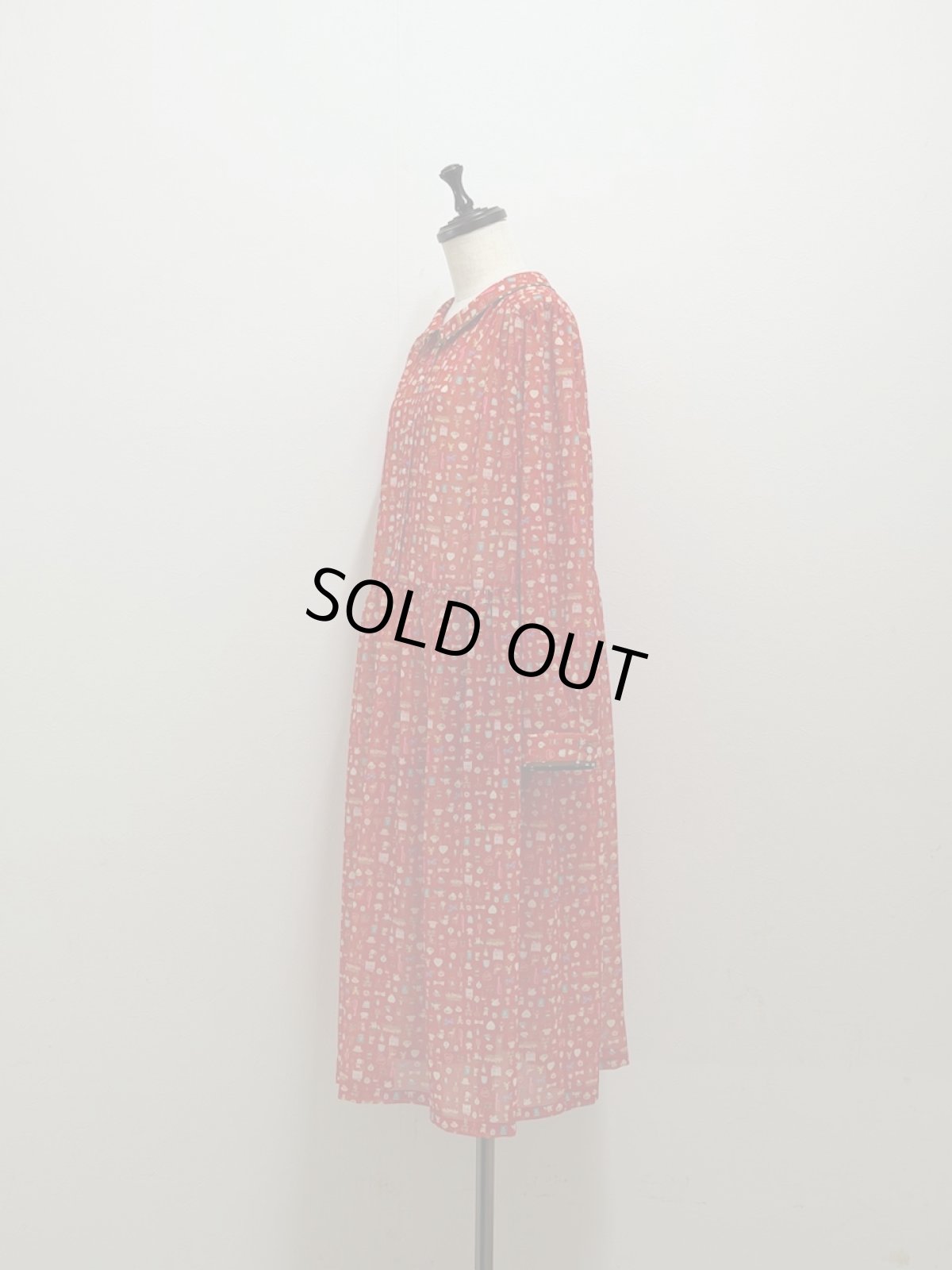 画像10: 【1月中旬〜1月下旬】テキスタイルシックワンピース(ジョーゼット)（M） 6110030 (10)