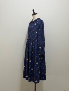 画像9: 【1月中旬〜1月下旬】テキスタイルシックワンピース(デシン)（3L） 6610020 (9)