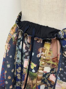 画像9: 【12月中旬〜12月下旬】テキスタイル丈長スカート(M)6160090 (9)