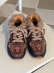 画像1: 【1月下旬〜2月上旬】Teddy mixスニーカー 6100030 (1)