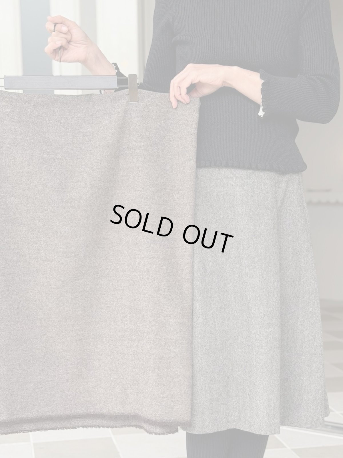 画像7: 【1月中旬〜1月下旬】クレープスカート（3L）6660120 (7)