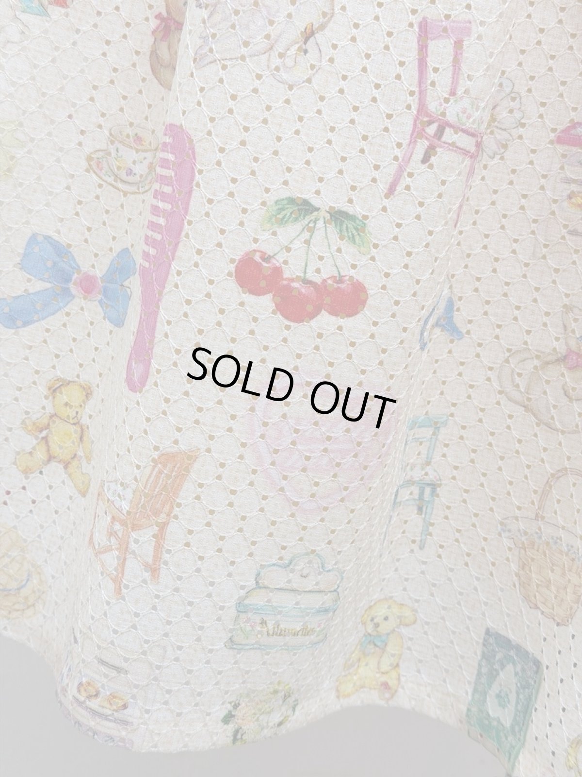 画像5: 【即納】レーシー丈長スッキリスカート（3L）6660070 (5)