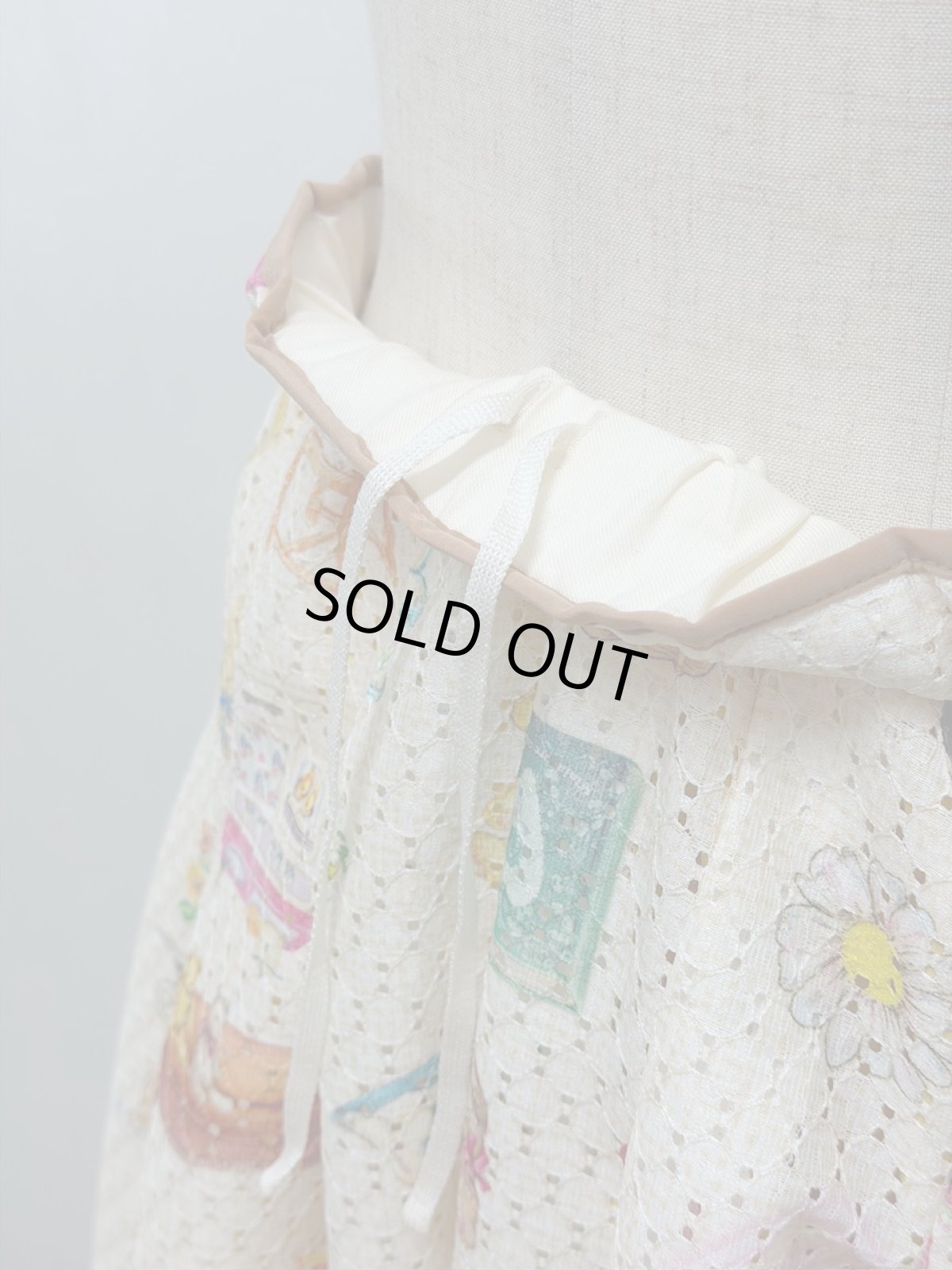 画像7: 【即納】レーシー丈長スッキリスカート（3L）6660070 (7)