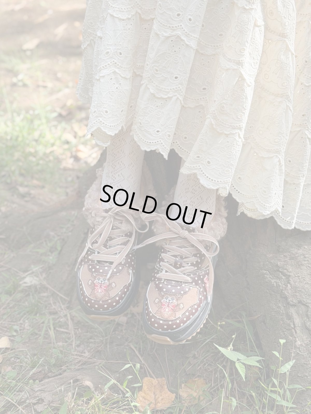 画像7: 【1月下旬〜2月上旬】Teddy mixスニーカー　6100030 (7)