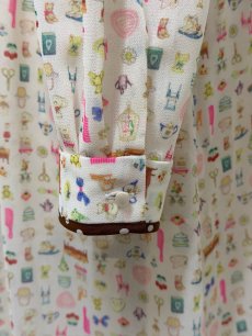 画像4: 【1月中旬〜1月下旬】テキスタイルシックワンピース(ジョーゼット)（M） 6110030 (4)