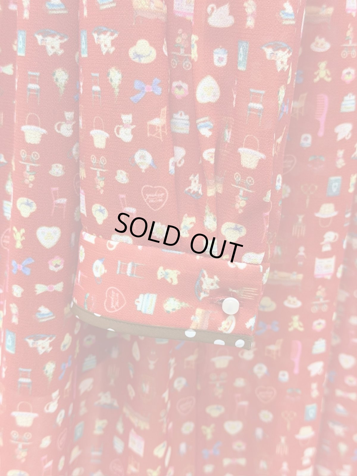 画像12: 【1月中旬〜1月下旬】テキスタイルシックワンピース(ジョーゼット)（M） 6110030 (12)