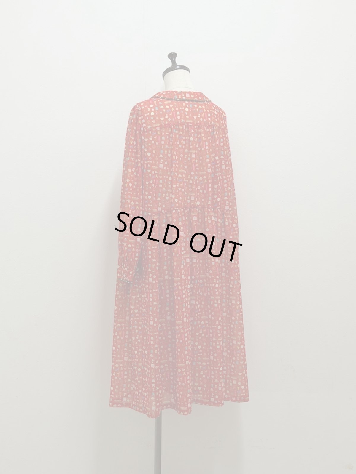 画像14: 【1月中旬〜1月下旬】テキスタイルシックワンピース(ジョーゼット)（M） 6110030 (14)