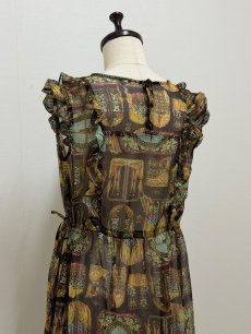 画像12: 【2月上旬〜2月中旬】ステンドグラスワンピース(3L) 6610060 (12)