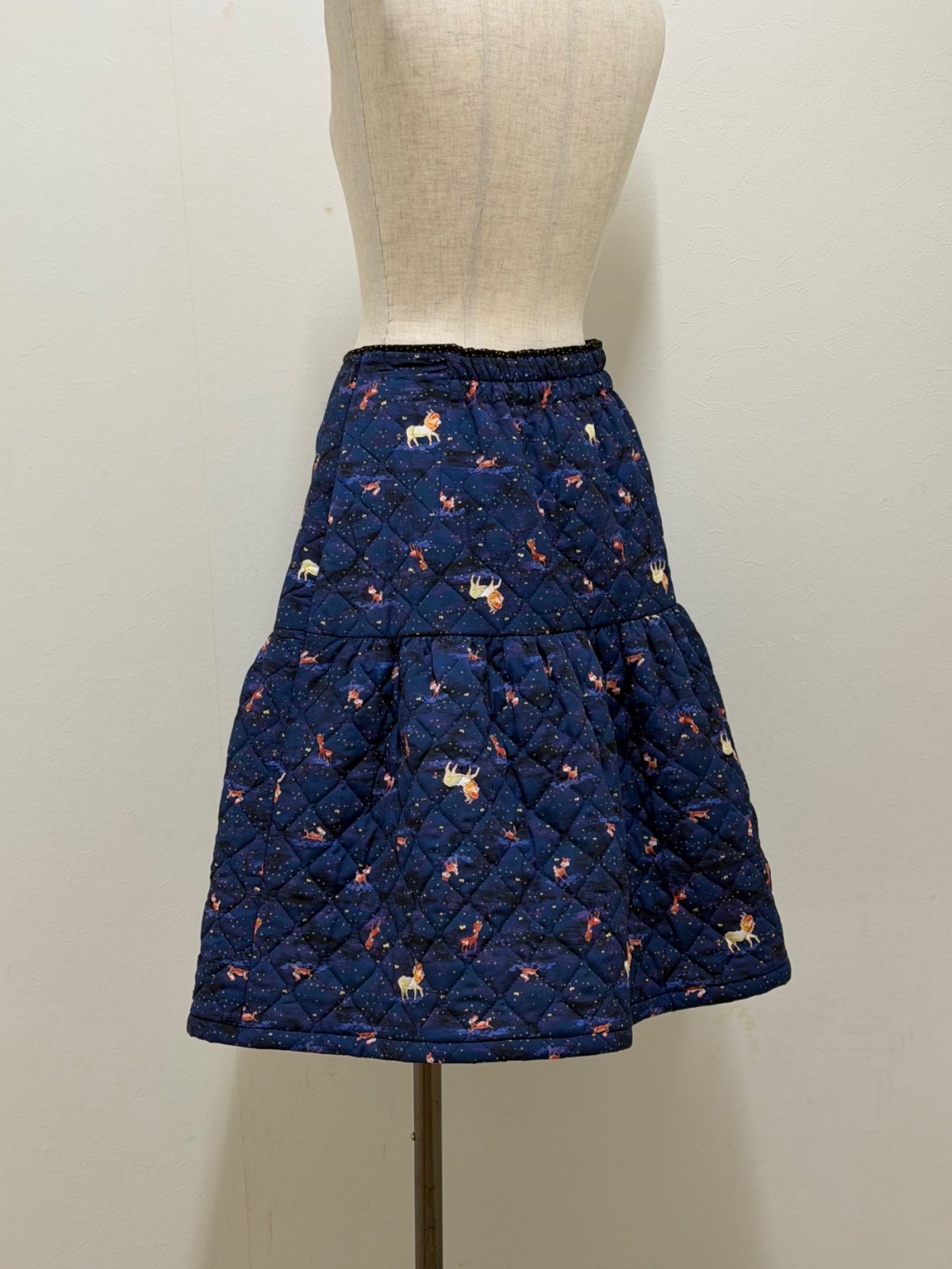 画像3: 【1月中旬〜1月下旬】草原のライオン キルトスカート(3L) 6660020 (3)