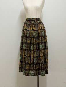 画像1: 【2月上旬〜2月中旬】ステンドグラススカート(3L) 6660040 (1)