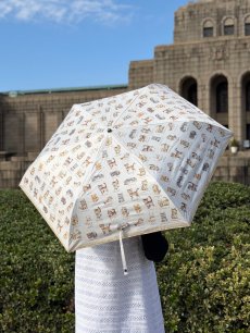 画像9: 【3月上旬〜3月中旬】テキスタイル折りたたみ日傘 6100020 (9)