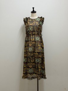 画像8: 【2月上旬〜2月中旬】ステンドグラスワンピース(3L) 6610060 (8)