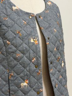 画像5: 【1月中旬〜1月下旬】草原のライオン キルトベスト(M) 6190010 (5)