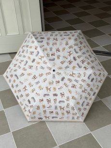 画像14: 【3月上旬〜3月中旬】テキスタイル折りたたみ日傘 6100020 (14)