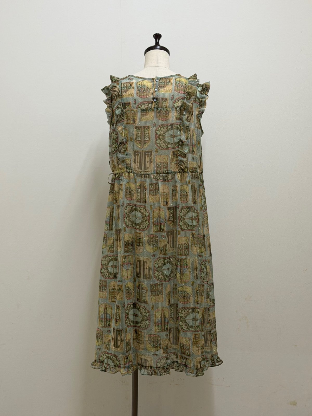 画像6: 【2月上旬〜2月中旬】ステンドグラスワンピース(3L) 6610060 (6)