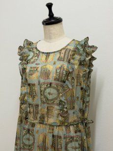 画像2: 【2月上旬〜2月中旬】ステンドグラスワンピース(3L) 6610060 (2)