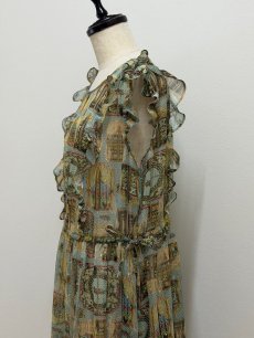 画像4: 【2月上旬〜2月中旬】ステンドグラスワンピース(3L) 6610060 (4)