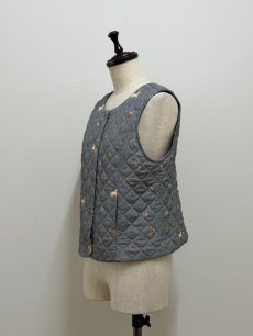 画像3: 【1月中旬〜1月下旬】草原のライオン キルトベスト(M) 6190010 (3)