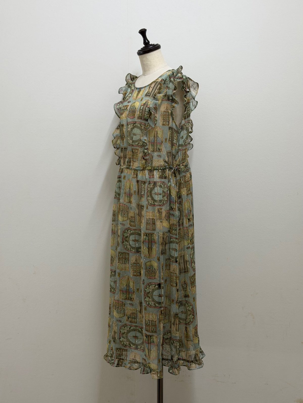 画像3: 【2月上旬〜2月中旬】ステンドグラスワンピース(3L) 6610060 (3)