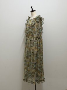 画像3: 【2月上旬〜2月中旬】ステンドグラスワンピース(3L) 6610060 (3)