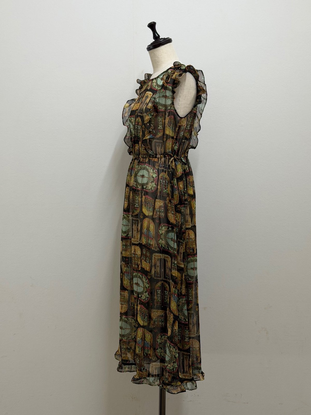 画像9: 【2月上旬〜2月中旬】ステンドグラスワンピース(3L) 6610060 (9)