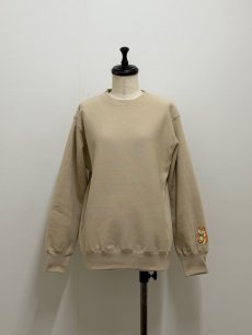 画像2: 【1月中旬〜1月下旬】こいぬ図鑑スエットプルオーバー ベージュ（3L）5685160-1 (2)