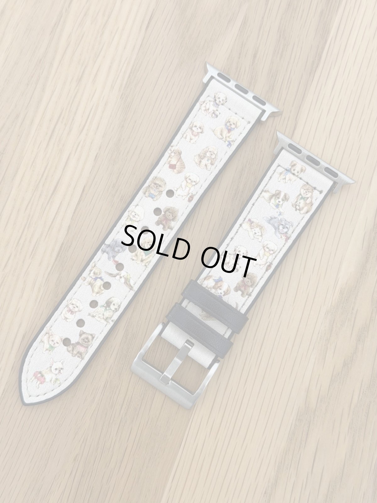 画像4: A・M様　こいぬ図鑑アップルウォッチベルト　6100070 (4)