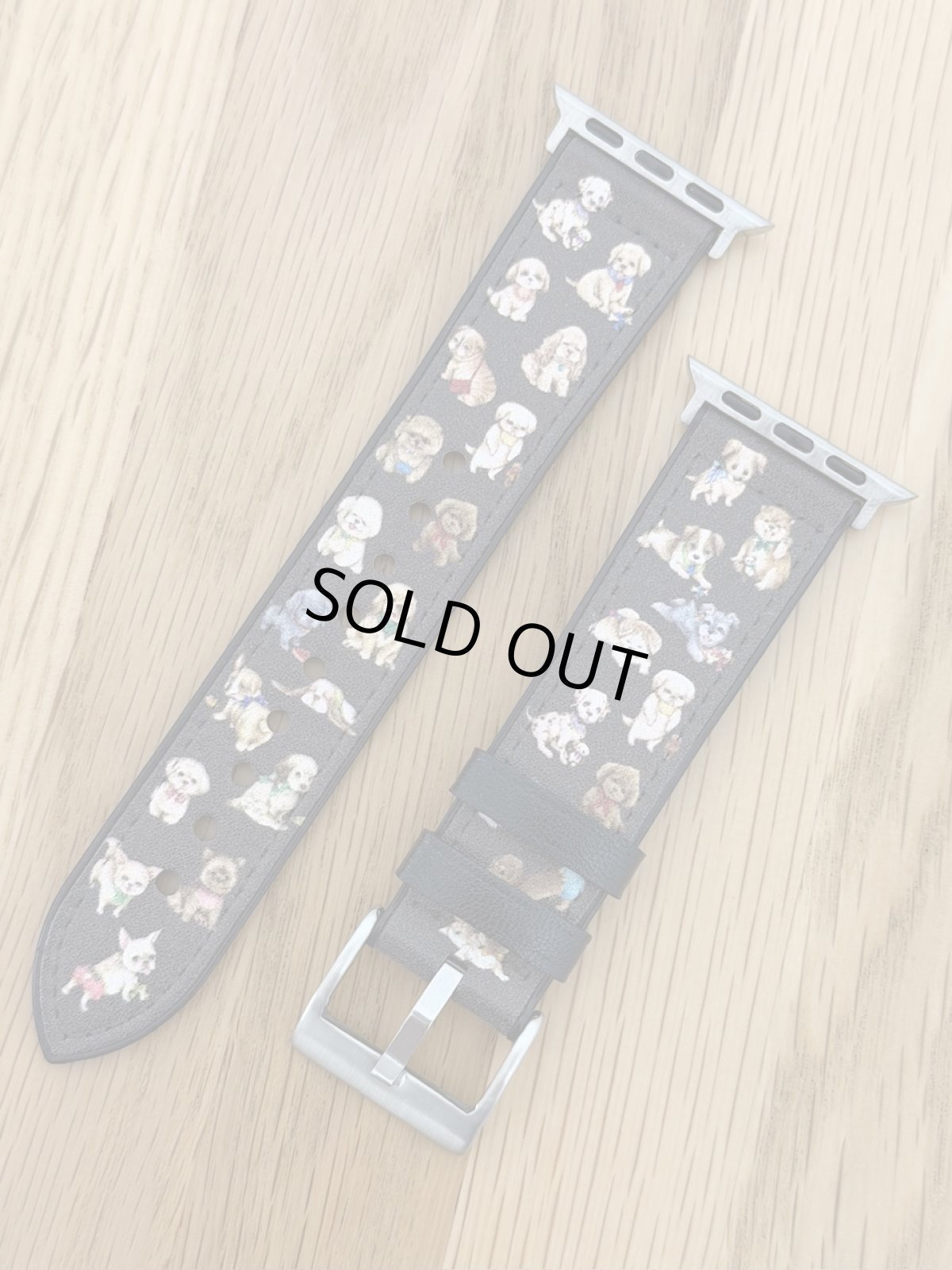 画像8: A・M様　こいぬ図鑑アップルウォッチベルト　6100070 (8)