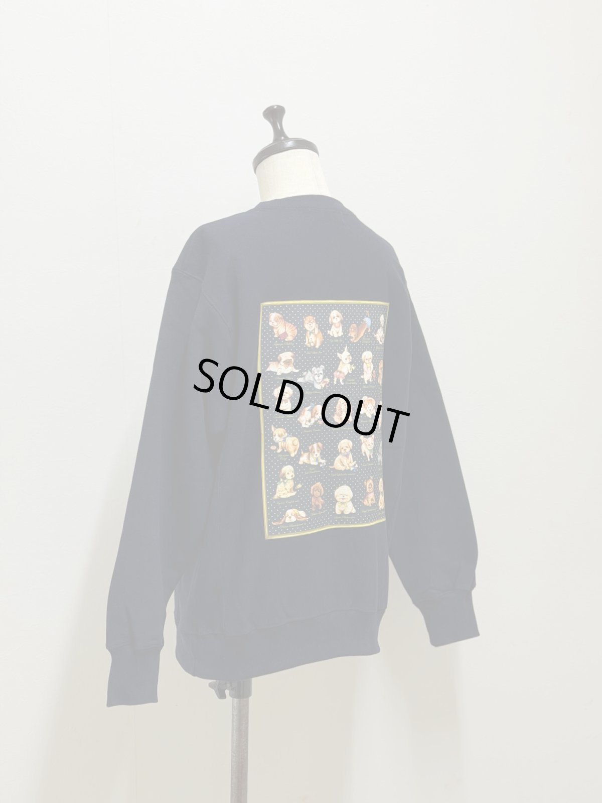 画像1: 【1月中旬〜1月下旬】こいぬ図鑑スエットプルオーバー ネイビー（M）5185150-1 (1)