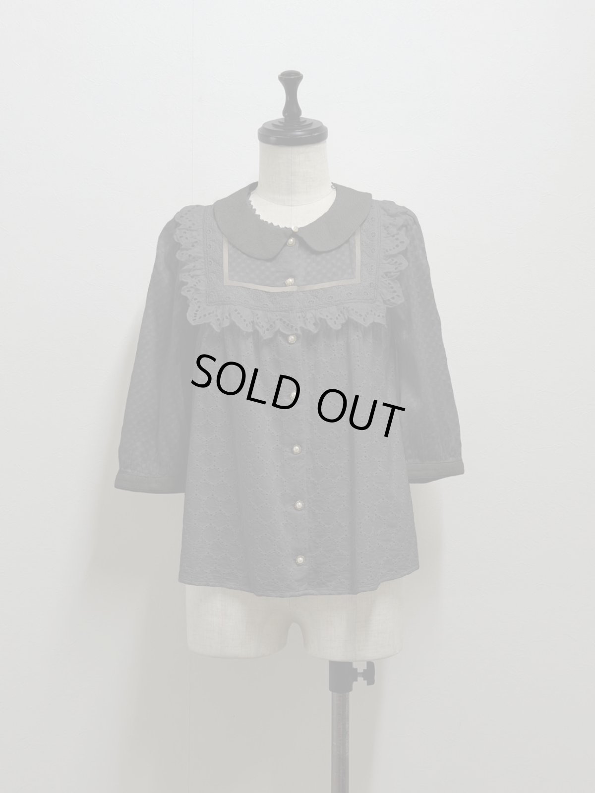 画像1: 【5月中旬〜5月下旬】Honeyブラウス（3L） 6670020　※数量限定 (1)