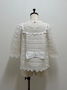 画像3: 【5月中旬〜5月下旬】ミルフィーユブラウス（M） 6170030　※数量限定 (3)