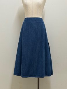 画像4: 【4月中旬〜4月下旬】クレープデニムスカート（M）6160170 (4)