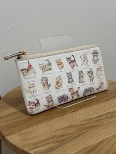 画像3: 【4月中旬〜4月下旬】テキスタイルぺたんこ長財布　6100180 (3)