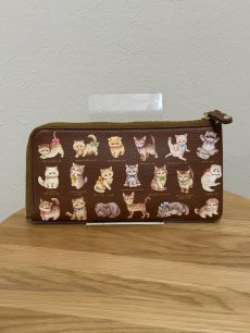 画像7: 【4月中旬〜4月下旬】テキスタイルぺたんこ長財布　6100180 (7)