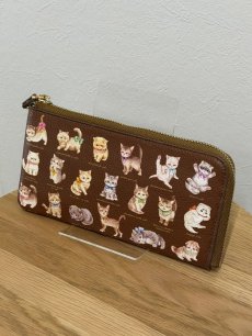 画像10: 【4月中旬〜4月下旬】テキスタイルぺたんこ長財布　6100180 (10)