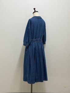 画像5: 【4月中旬〜4月下旬】デニムワンピースコート（3L） 6610160 (5)