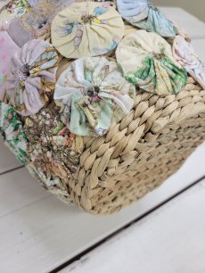 画像7: 【即納】リメイクパッチワークかごBAG　5100700B-RM (7)