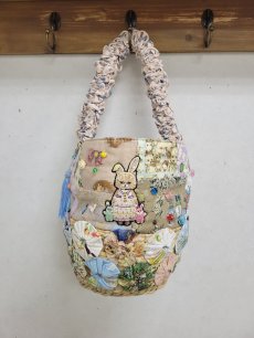 画像9: 【即納】リメイクパッチワークかごBAG　5100700B-RM (9)