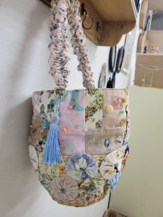 画像11: 【即納】リメイクパッチワークかごBAG　5100700B-RM (11)