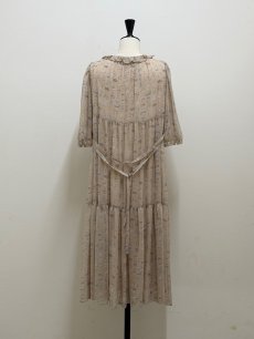 画像6: 【4月下旬〜5月中旬】5分袖テキスタイルワンピース ペチなし（M） 6110190　※数量限定 (6)