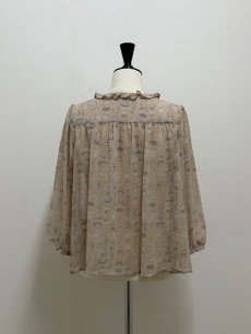 画像16: 【4月下旬〜5月中旬】5分袖テキスタイルブラウス（3L） 6670060　※数量限定 (16)