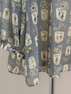 画像5: 【4月下旬〜5月中旬】5分袖テキスタイルブラウス（3L） 6670060　※数量限定 (5)