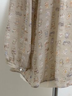 画像17: 【4月下旬〜5月中旬】5分袖テキスタイルブラウス（3L） 6670060　※数量限定 (17)