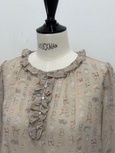 画像13: 【4月下旬〜5月中旬】5分袖テキスタイルブラウス（3L） 6670060　※数量限定 (13)