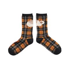 画像1: 松尾ミユキ  Check Socks Hacu MM312 (1)